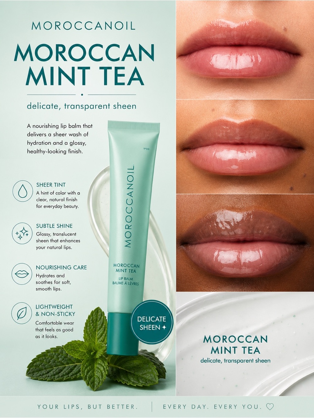 Moroccanoil Moroccan Mint Tea Lip Balm
